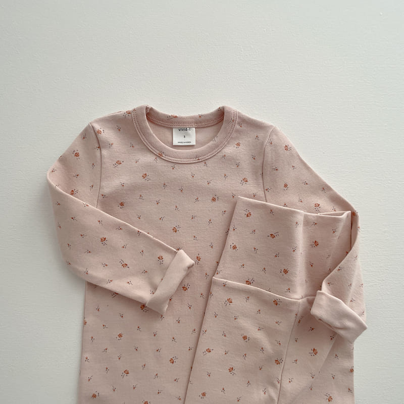 VIVID I - Korean Children Fashion - #Kfashion4kids - Flower Dot Easywear - 6