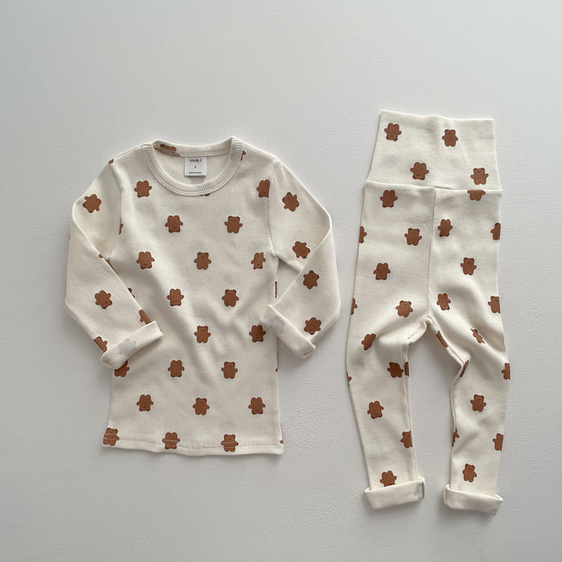 VIVID I - Korean Children Fashion - #Kfashion4kids - Bear Rib Easywear - 10