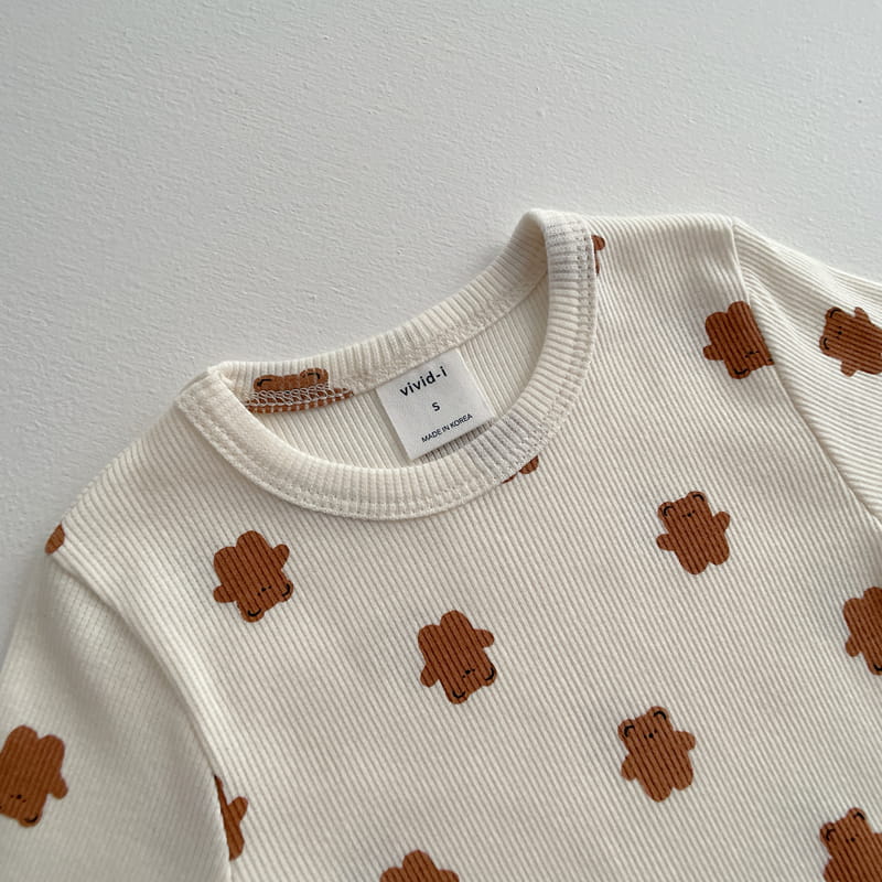 VIVID I - Korean Children Fashion - #Kfashion4kids - Bear Rib Easywear - 5