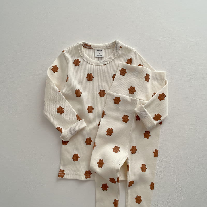 VIVID I - Korean Children Fashion - #Kfashion4kids - Bear Rib Easywear - 9