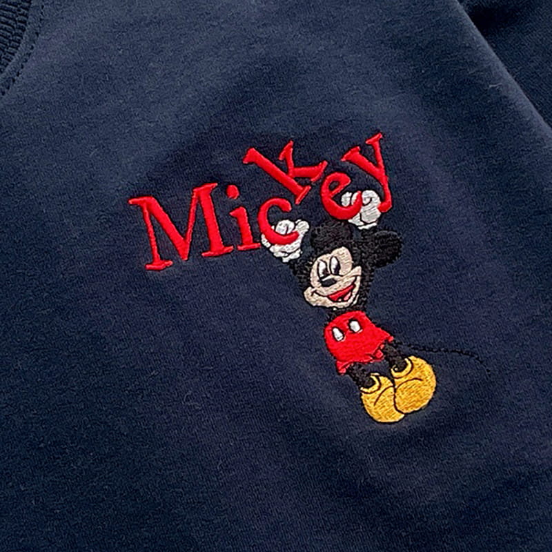 VIVID I - Korean Children Fashion - #Kfashion4kids - Disney Embroidery Layered Top Bottom Set - 10