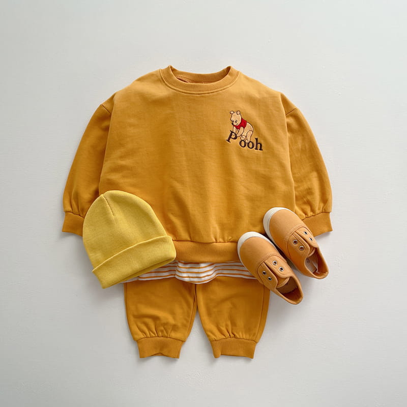 VIVID I - Korean Children Fashion - #Kfashion4kids - Disney Embroidery Layered Top Bottom Set - 11