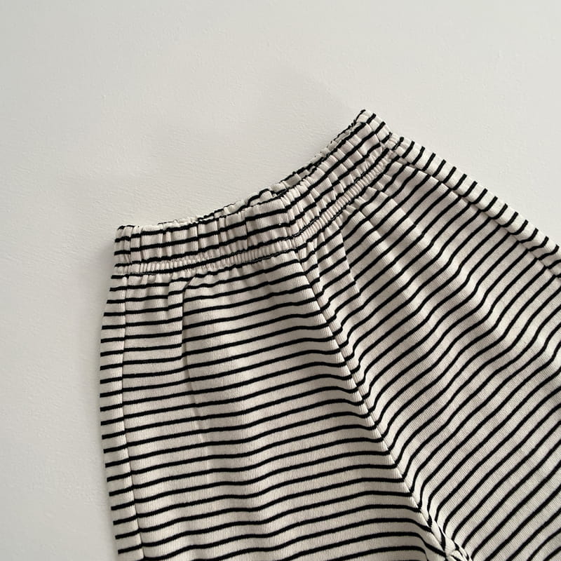 VIVID I - Korean Children Fashion - #Kfashion4kids - Stripe Top Bottom Set - 5