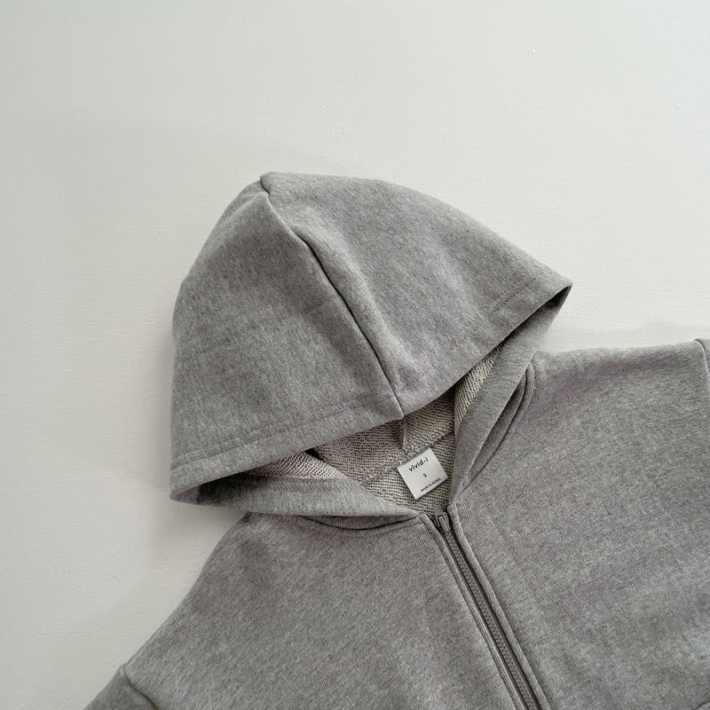 VIVID I - Korean Children Fashion - #Kfashion4kids - Zip-up Top Bottom Set - 5