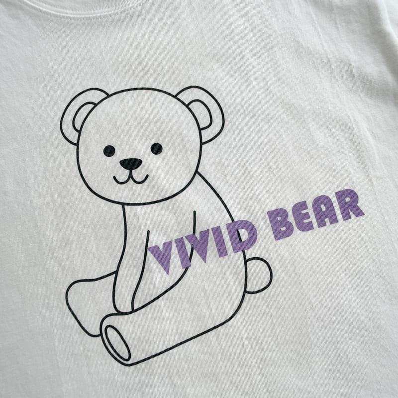 VIVID I - Korean Children Fashion - #Kfashion4kids - Bear Check Top Bottom Set - 10