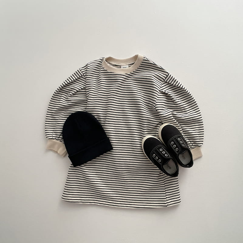 VIVID I - Korean Children Fashion - #Kfashion4kids - Stripe One-piece - 2