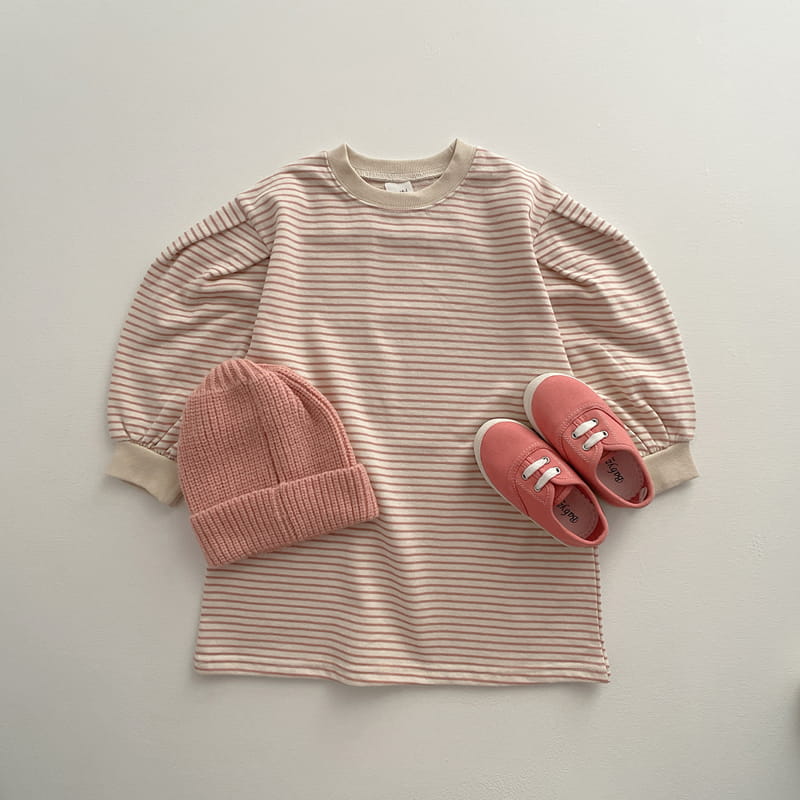 VIVID I - Korean Children Fashion - #Kfashion4kids - Stripe One-piece - 6