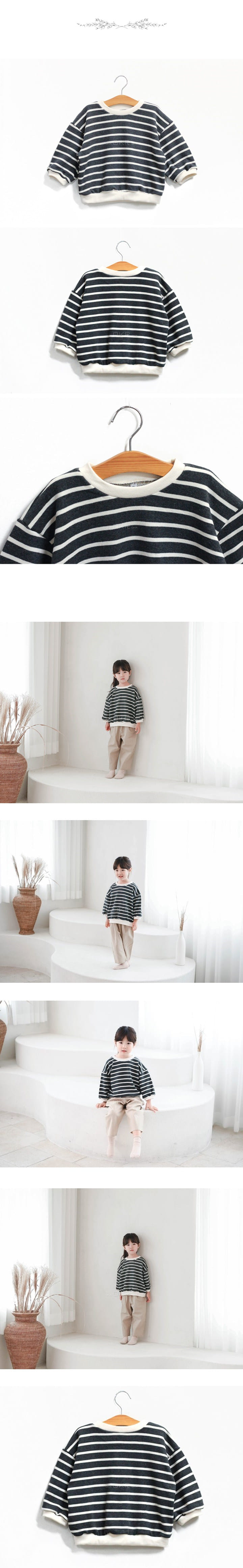 WANDOOKONG - Korean Children Fashion - #Kfashion4kids - Carol Stripes Tee