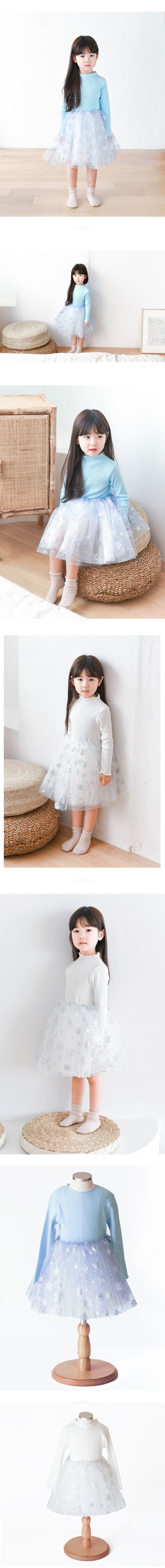WANDOOKONG - Korean Children Fashion - #Kfashion4kids - L Rib Long Sleeves One-piece