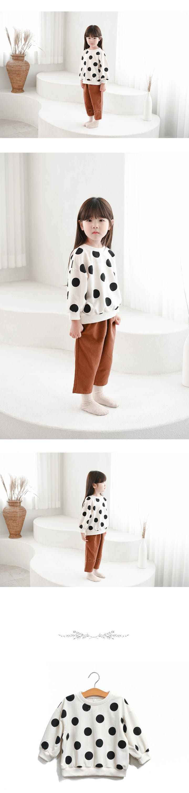 WANDOOKONG - Korean Children Fashion - #Kfashion4kids - Luing Dot Tee