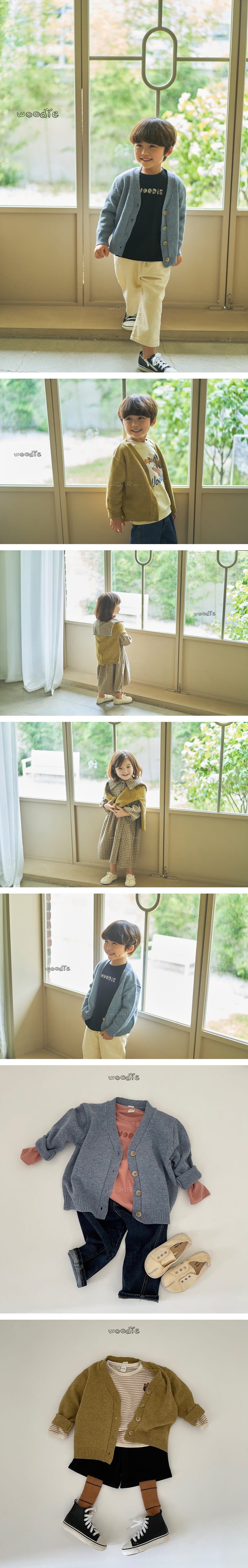 WOODIE - Korean Children Fashion - #Kfashion4kids - Wool Knit Cardigan