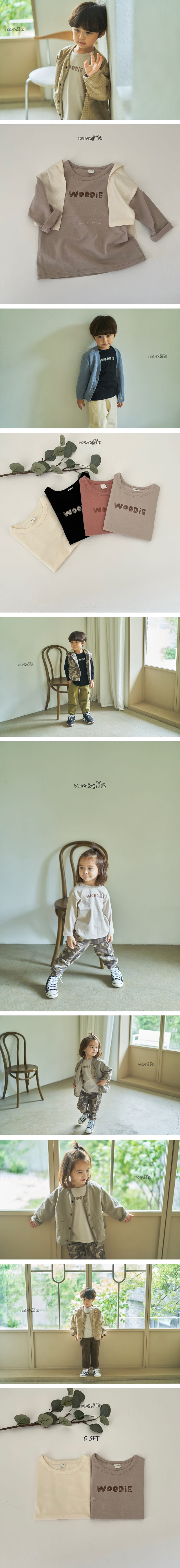 WOODIE - Korean Children Fashion - #Kfashion4kids - Win & Win 1+1 Tee C Set