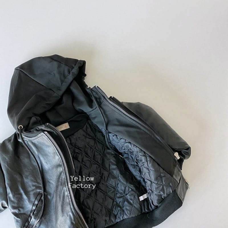 YELLOW FACTORY - Korean Children Fashion - #Kfashion4kids - Praha Leather Jacket - 10