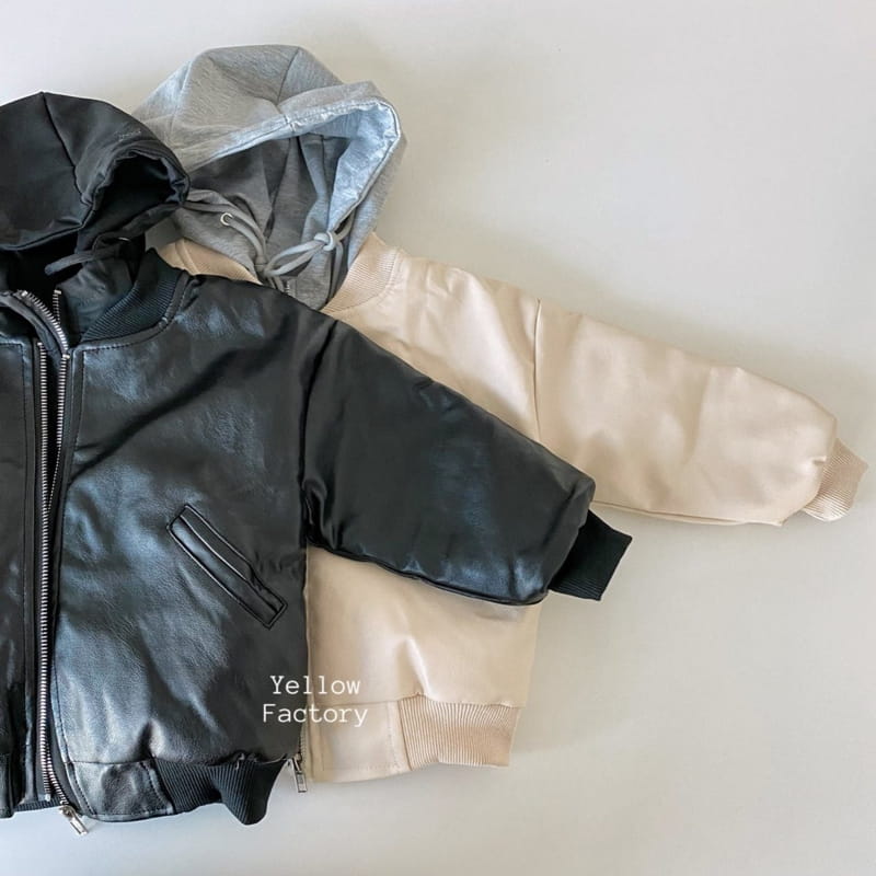 YELLOW FACTORY - Korean Children Fashion - #Kfashion4kids - Praha Leather Jacket - 2
