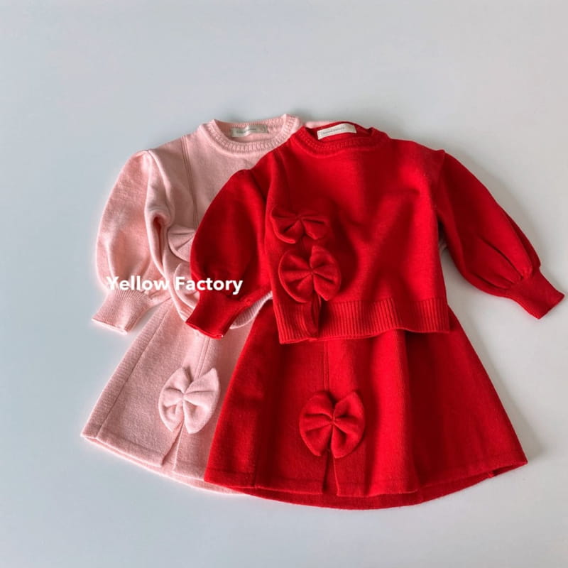 YELLOW FACTORY - Korean Children Fashion - #Kfashion4kids - Mong Shu Shu Knit Two-piece