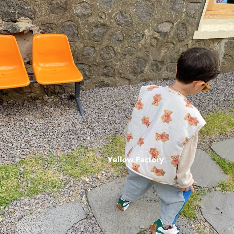YELLOW FACTORY - Korean Children Fashion - #Kfashion4kids - Bang Bang Bear Vest - 3