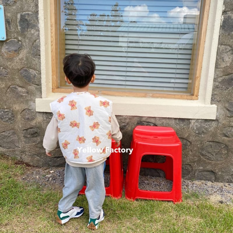 YELLOW FACTORY - Korean Children Fashion - #Kfashion4kids - Bang Bang Bear Vest - 6