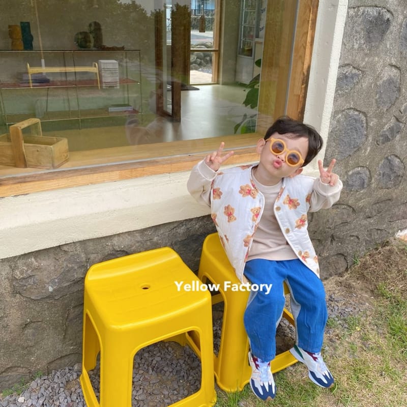 YELLOW FACTORY - Korean Children Fashion - #Kfashion4kids - Bang Bang Bear Vest - 8