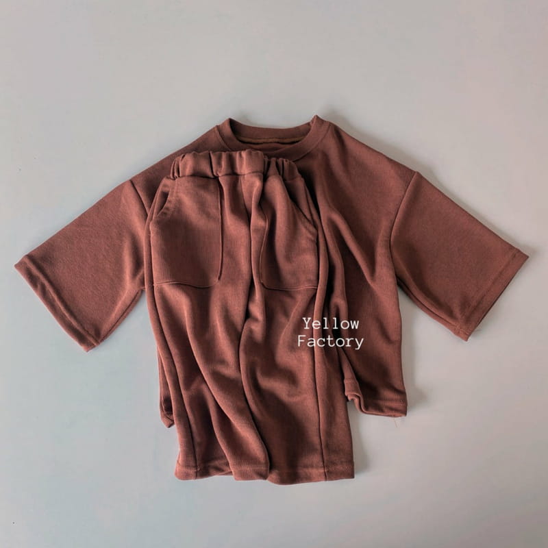 YELLOW FACTORY - Korean Children Fashion - #Kfashion4kids - Rami Top Bottom Set - 8