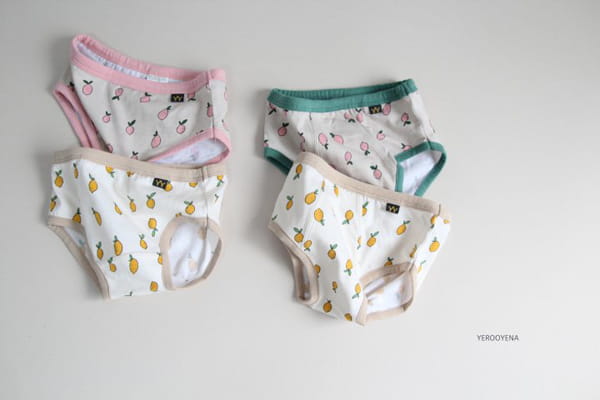 YEROOYENA - Korean Children Fashion - #Kfashion4kids - Lemon Underwear [set of 2]