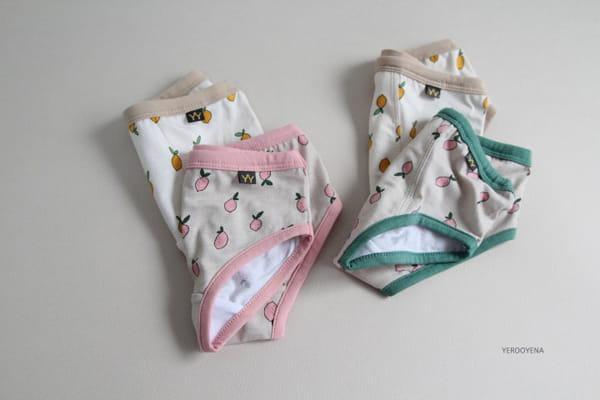 YEROOYENA - Korean Children Fashion - #Kfashion4kids - Lemon Underwear [set of 2] - 2