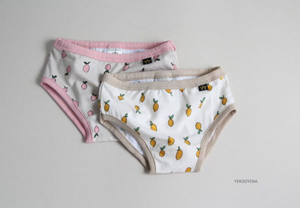 YEROOYENA - Korean Children Fashion - #Kfashion4kids - Lemon Underwear [set of 2] - 3