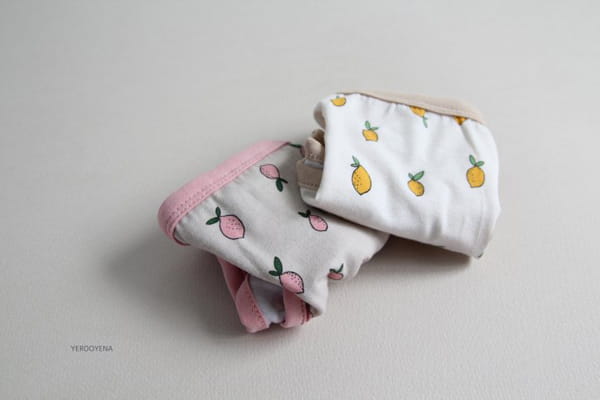 YEROOYENA - Korean Children Fashion - #Kfashion4kids - Lemon Underwear [set of 2] - 6