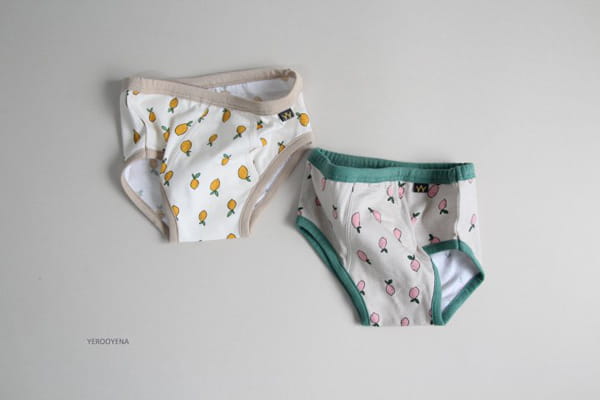 YEROOYENA - Korean Children Fashion - #Kfashion4kids - Lemon Underwear [set of 2] - 7