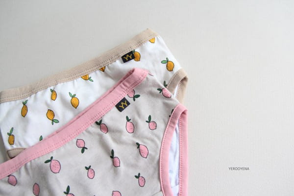 YEROOYENA - Korean Children Fashion - #Kfashion4kids - Lemon Underwear [set of 2] - 9