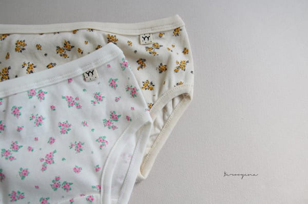 YEROOYENA - Korean Children Fashion - #Kfashion4kids - Jelly Flower Underwear [set of 2] - 6