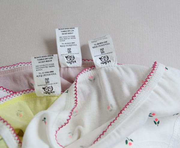 YEROOYENA - Korean Children Fashion - #Kfashion4kids - Tulip Underwear [set of 3] - 10