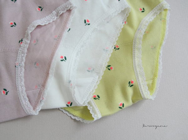 YEROOYENA - Korean Children Fashion - #Kfashion4kids - Tulip Underwear [set of 3] - 7