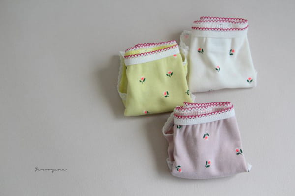YEROOYENA - Korean Children Fashion - #Kfashion4kids - Tulip Underwear [set of 3] - 8