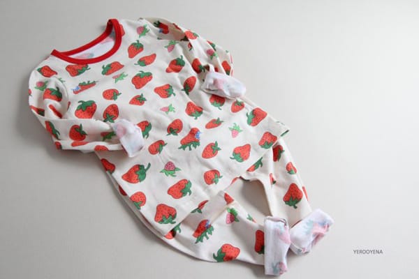 YEROOYENA - Korean Children Fashion - #Kfashion4kids - Strawberry Easywear - 5