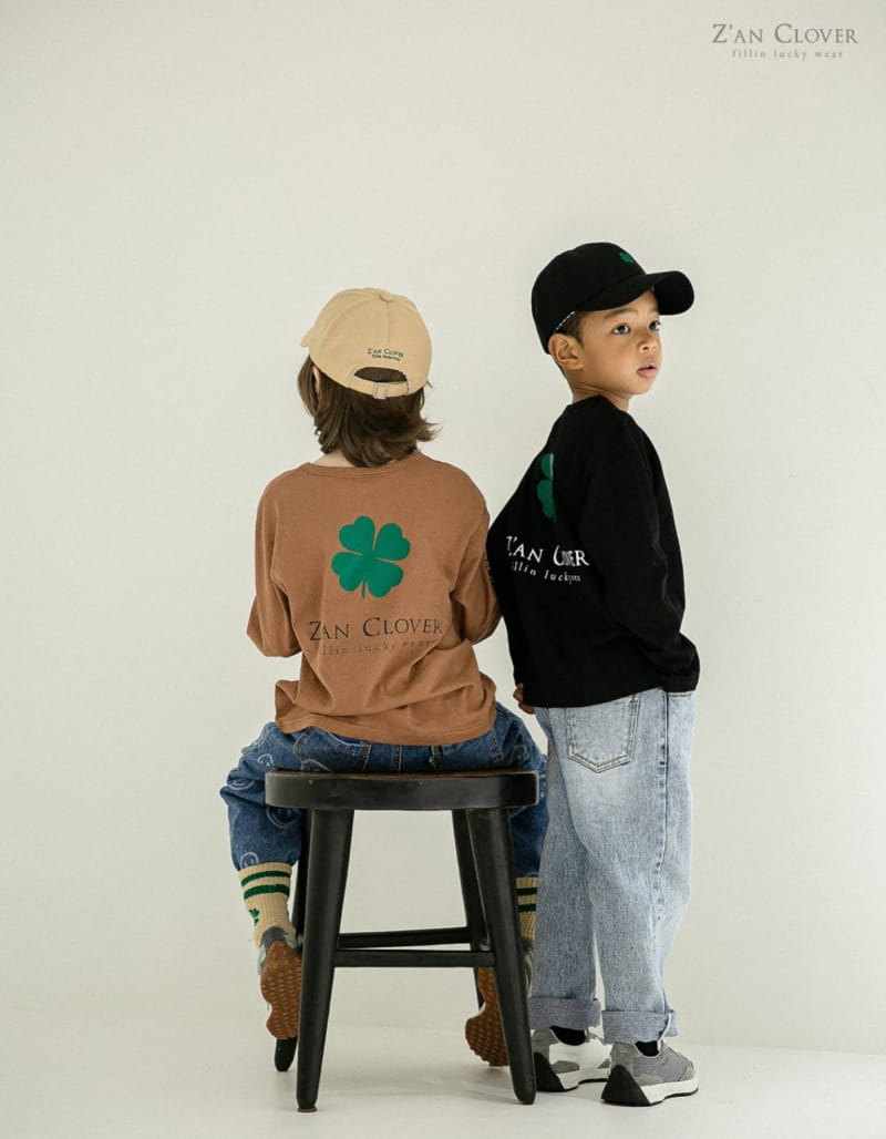 ZAN CLOVER - Korean Children Fashion - #Kfashion4kids - Stone Denim Pants