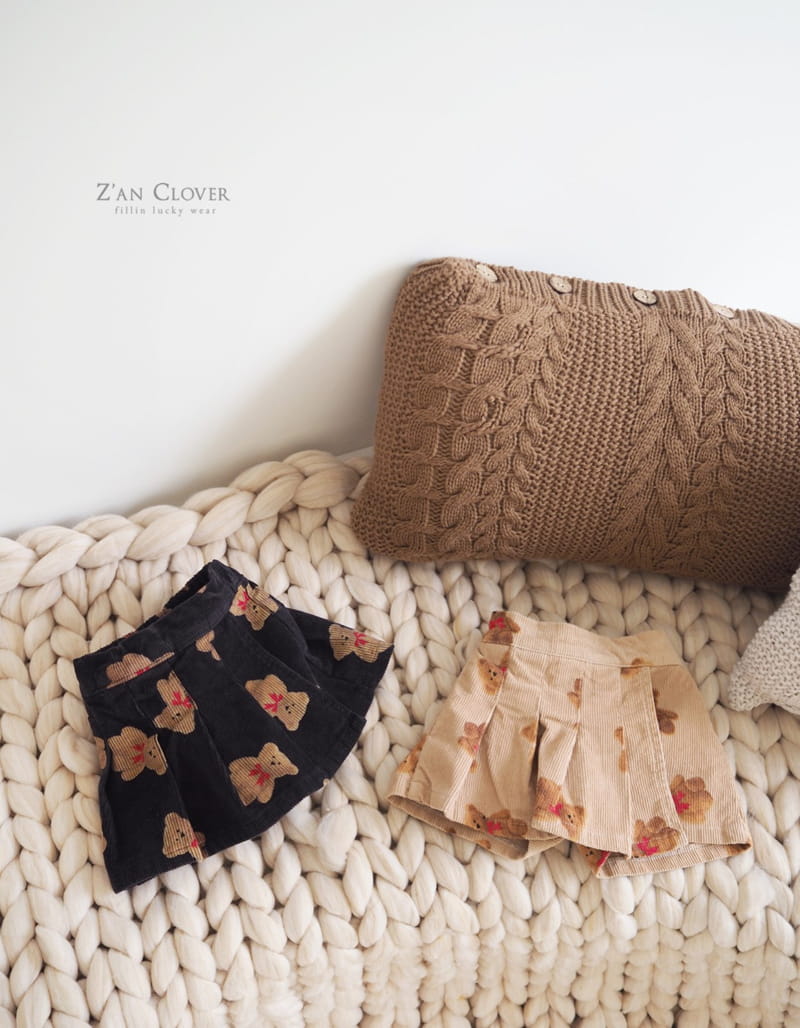 ZAN CLOVER - Korean Children Fashion - #Kfashion4kids - Teddy Wrap Pants
