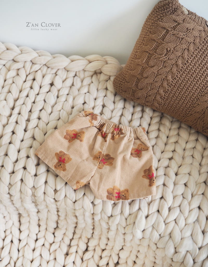 ZAN CLOVER - Korean Children Fashion - #Kfashion4kids - Teddy Wrap Pants - 4