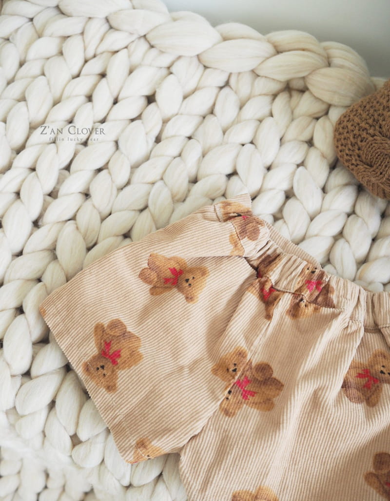 ZAN CLOVER - Korean Children Fashion - #Kfashion4kids - Teddy Wrap Pants - 6