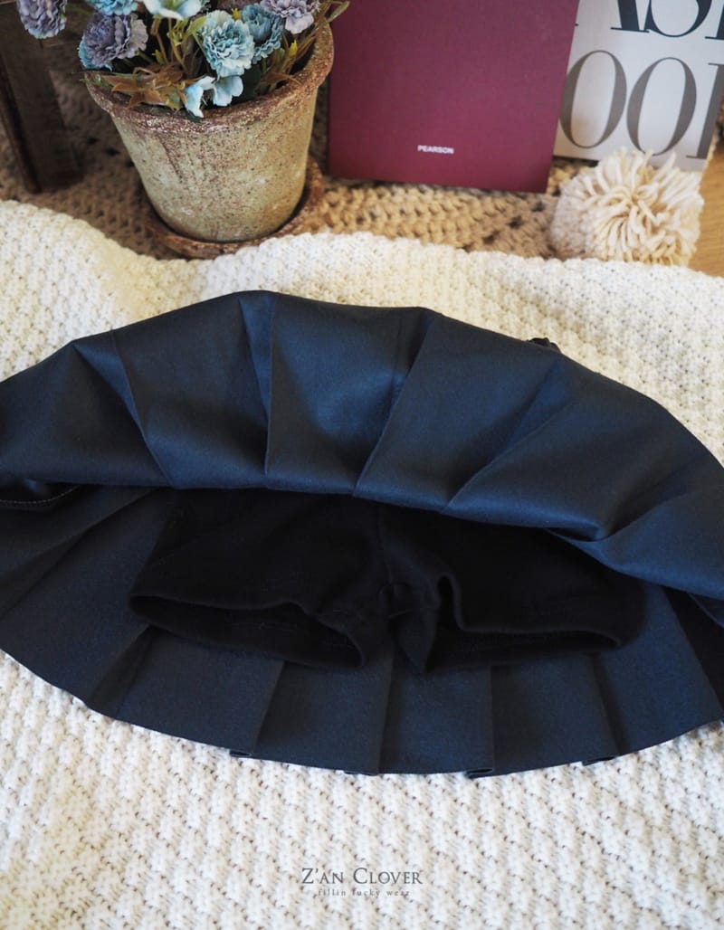 ZAN CLOVER - Korean Children Fashion - #Kfashion4kids - Leather Wrinkle Skirt - 4