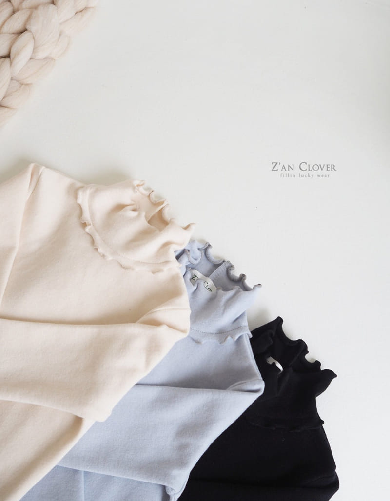 ZAN CLOVER - Korean Children Fashion - #Kfashion4kids - Wave Turtleneck