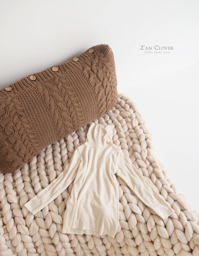 ZAN CLOVER - Korean Children Fashion - #Kfashion4kids - Rib Turtleneck