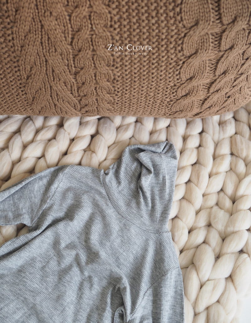 ZAN CLOVER - Korean Children Fashion - #Kfashion4kids - Rib Turtleneck - 5