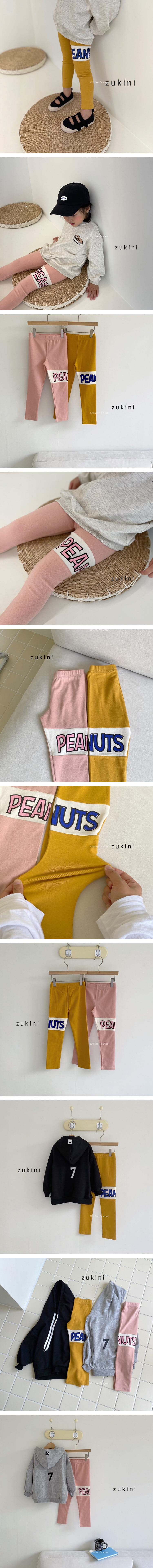 ZUKINI - Korean Children Fashion - #Kfashion4kids - Peanuts Leggings