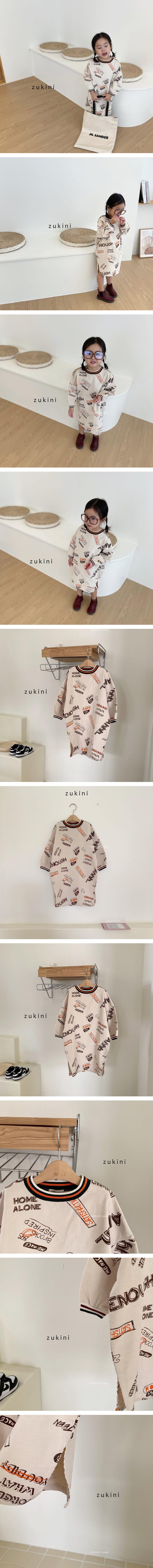 ZUKINI - Korean Children Fashion - #Kfashion4kids - Doodle One-piece