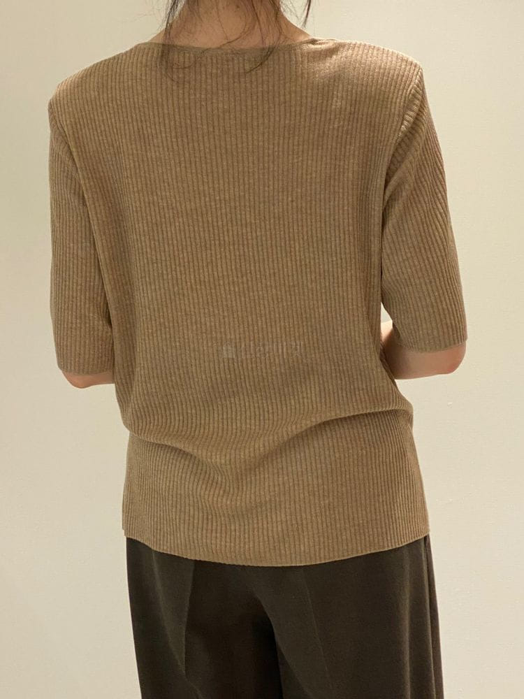 1968 - Korean Children Fashion - #Kfashion4kids - Round Short Sleeves Knit - 4
