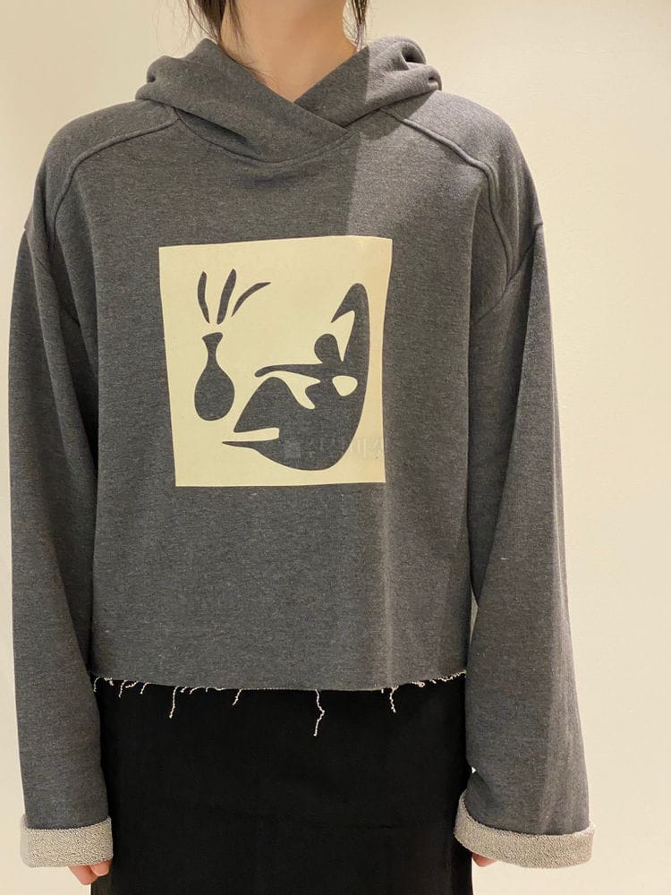 1968 - Korean Children Fashion - #Kfashion4kids - Short Hoody Painting Tee - 4