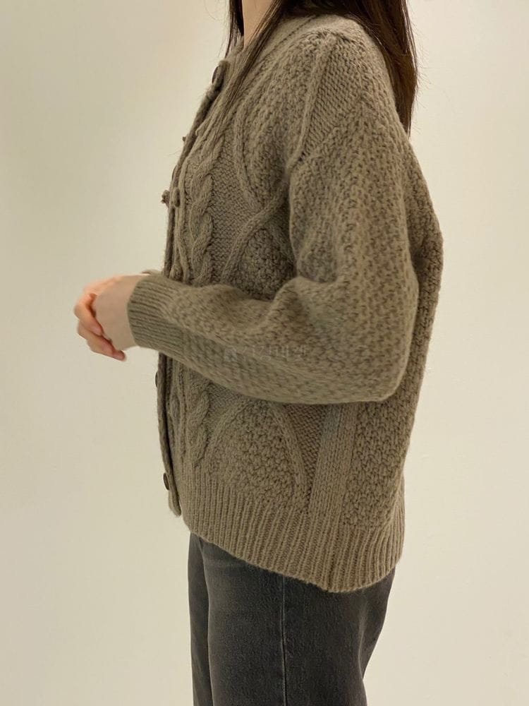 1968 - Korean Children Fashion - #Kfashion4kids - Hazzi Twist Cardigan