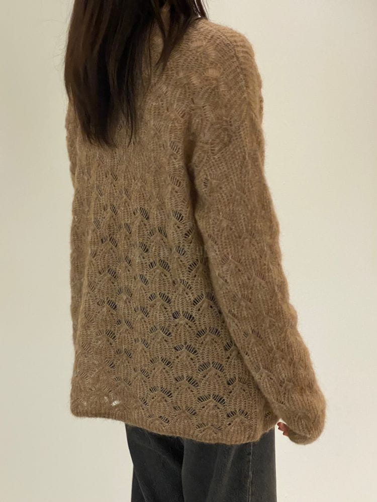 1968 - Korean Children Fashion - #Kfashion4kids - Snow Flower Jacquard Knit - 2