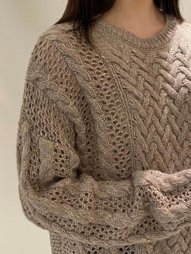 1968 - Korean Children Fashion - #Kfashion4kids - Chain Twist Knit - 4
