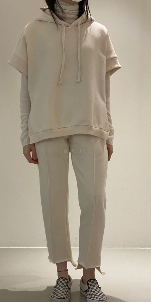 1968 - Korean Children Fashion - #Kfashion4kids - Jil Hoody Top Bottom Set - 2